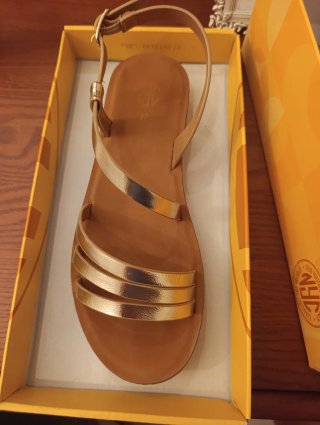 Sandalias doradas niña talla 37