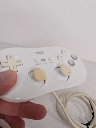 Controller Classic Wii Bianco Originale Nintendo