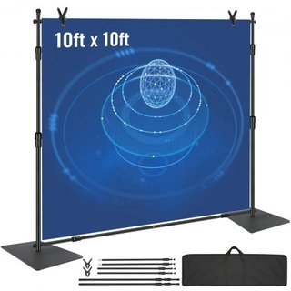 Kit de Tubo y Cortina de 304.8 x 304.8 cm, Soporte