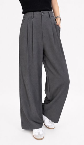 Pantalón de vestir gris mujer