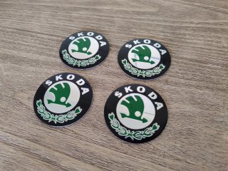 Tapacubos llanta Skoda 56mm (4 uds)