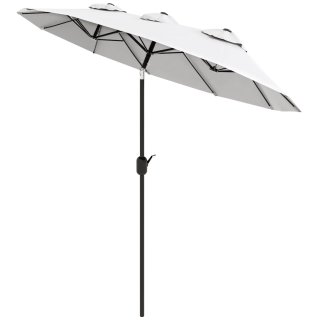 Ombrellone da Giardino Doppio Inclinabile 295x152
