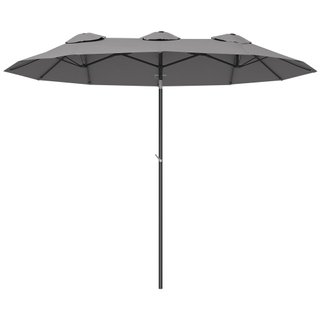 Ombrellone da Giardino Doppio Inclinabile 295x152