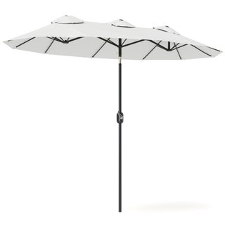 Ombrellone da Giardino Doppio Inclinabile 295x152