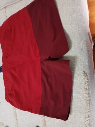 Costume da bagno uomo Reebok rosso e marrone