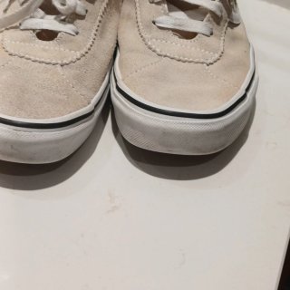 Zapatillas Vans Beige y Blancas