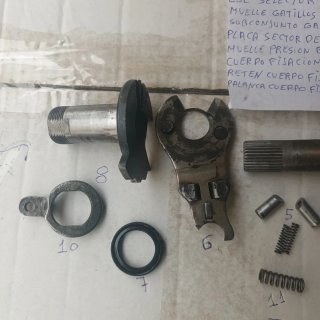 Grupo selector de marchas para moto