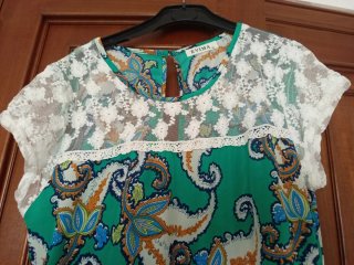 Mono estampado verde talla XL