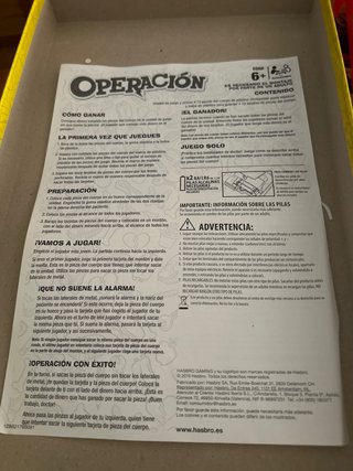 Juego Operación Hasbro