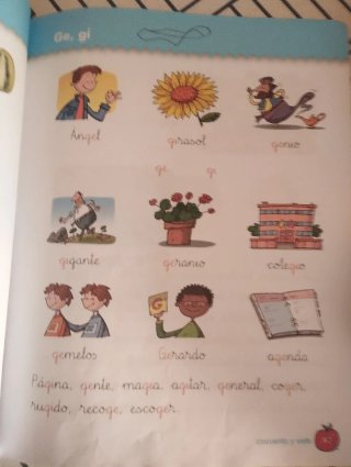 Aprendo a leer.