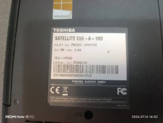 Portátil Toshiba C50 (Para piezas)