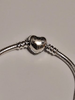 Bracciale Pandora Misura 20 Cuore Pavé
