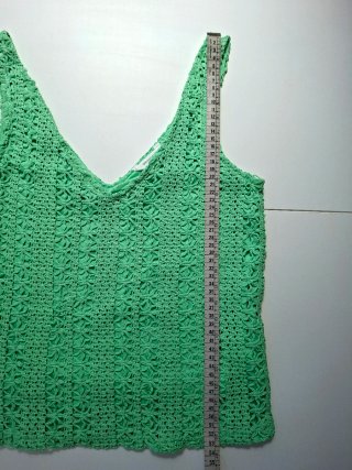 Camiseta tirantas verde de mujer