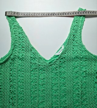 Camiseta tirantas verde de mujer
