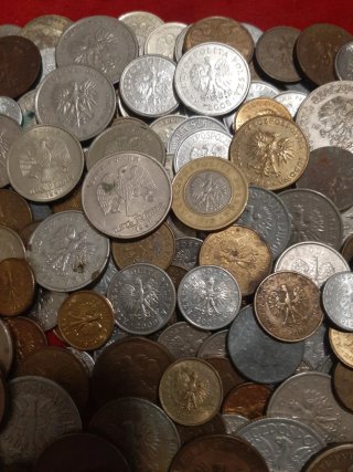 Collezione di 163 monete polacche