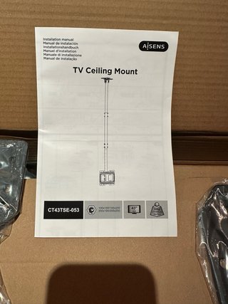 Monitor Philips 27" con supporto da soffitto girevole