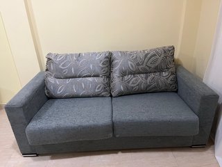 Sofá Cama Gris 2 Plazas
