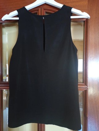 Top Stradivarius Negro Talla S