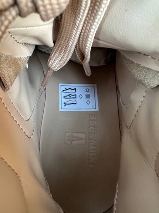Rick Owens x Converse Turbowpn Beige Talla 40
