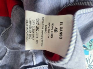 Chaqueta Verano Hombre Azul