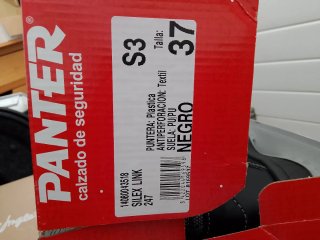 Botas de seguridad PANTER rojas