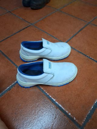 Zapatos de seguridad marca Robusta talla 39