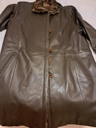 Chaquetón de piel CAMPOY mujer marrón