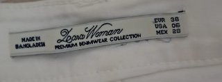 Falda vaquera Zara blanca