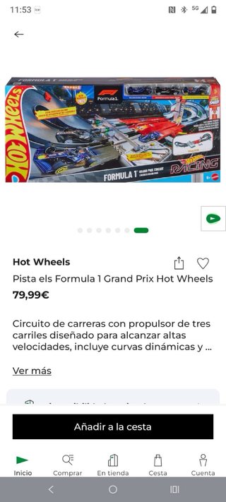 Hot Wheels Pista Fórmula 1 Grand Prix
