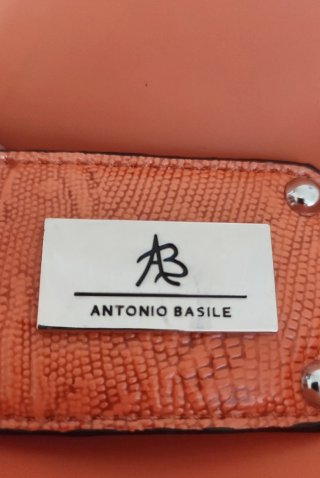 Borsa shopper Antonio Basile arancione