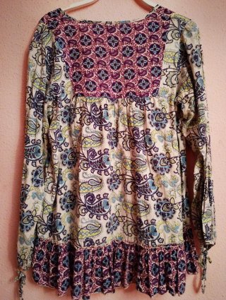 Blusa Natura Multicolor Talla L