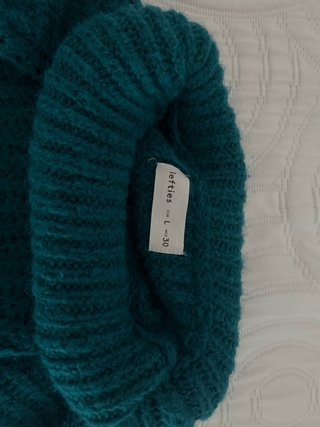 Jersey cuello alto verde