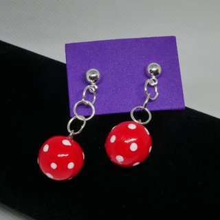 Pendientes Festa Major rojos