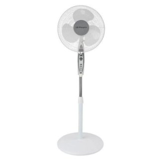 Ventilador de pie blanco