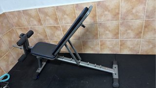 Banco de pesas y kit de discos 30kg