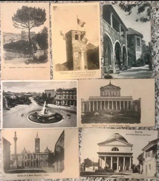 Lotto cartoline foto calendari inizio '900