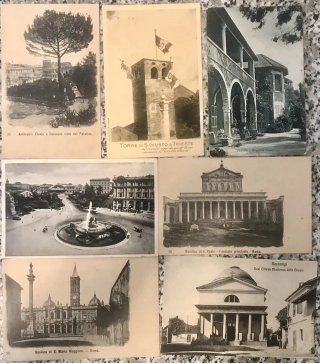 Lotto cartoline foto calendari inizio '900
