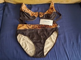 Bikini Dolores Cortés Talla 46 Animal Print