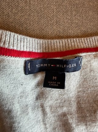 Jersey Tommy Hilfiger lunares gris