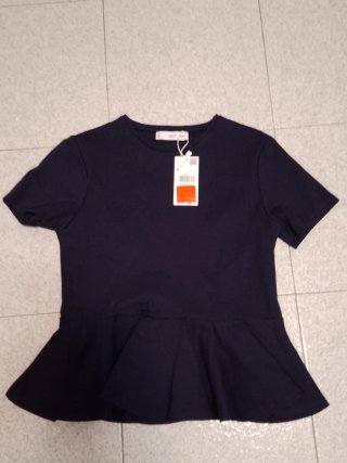Blusa Mango Negra Talla XS