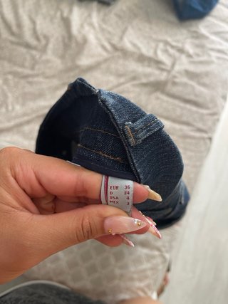 Falda mini vaquera azul