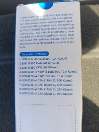 Scanner OBDII ALLMETER modello T300