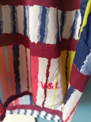 Vestido V&L Multicolor Talla 5