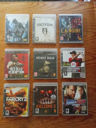 Lote 9 Juegos PS3: Assassins, Oblivion, L.A. Noire