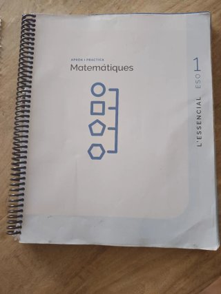 Libro Matemàtiques 1 ESO Construint mons. Santilla