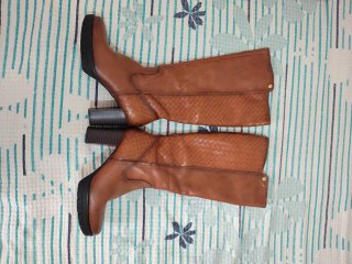 Botas altas piel VRC marrones T39
