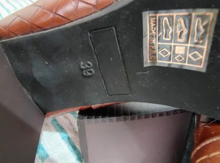 Botas altas piel VRC marrones T39