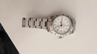 Rolex Explorer II - Reloj de Plata y Blanco