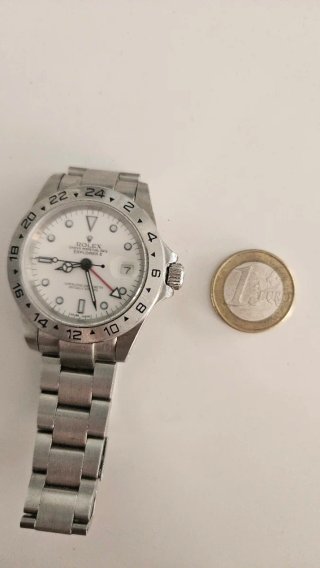 Rolex Explorer II - Reloj de Plata y Blanco