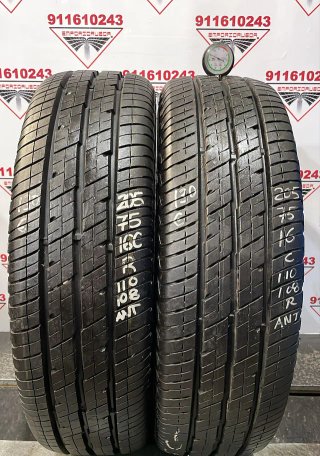 205 75 16C R CONTINENTAL RUEDA AL 90% VIDA UTIL